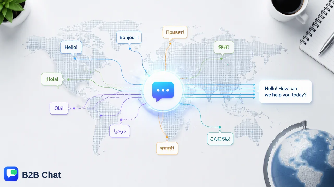B2B Chat illustration for Beyond Dashboards: How to Turn Customer Conversations into Actionable Intelligence